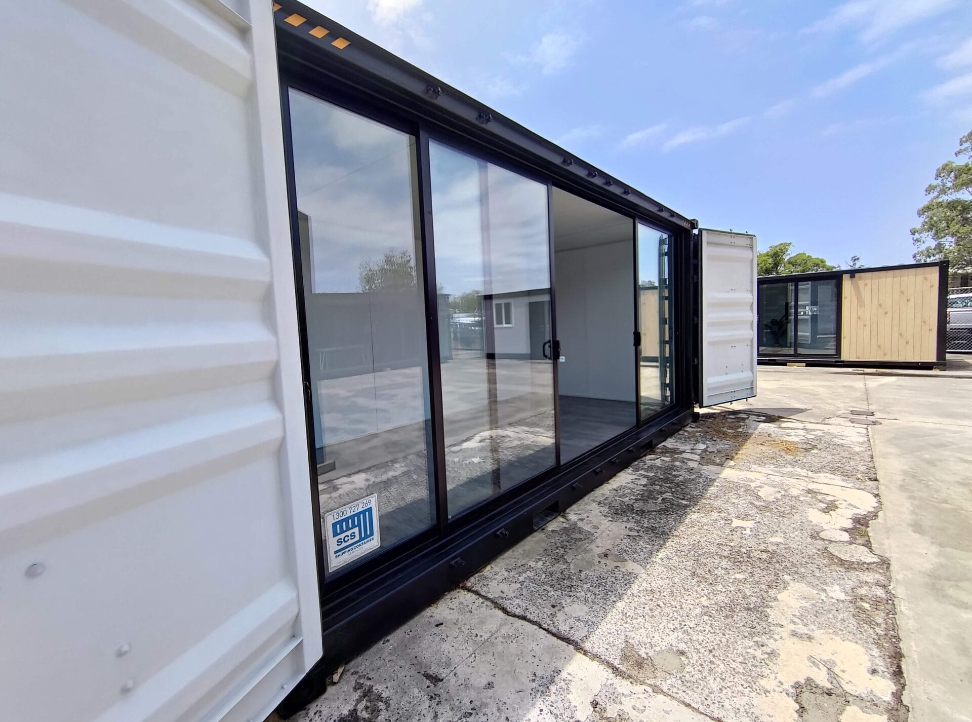 Site Office Sliding Doors Shipping Container Australia